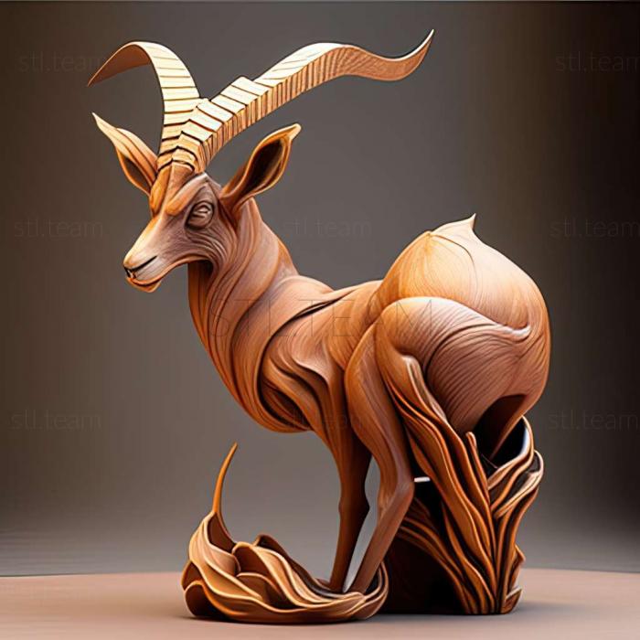 3D model Nils Ulaf famous animal (STL)